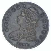 1836 Capped Bust Half Dollar