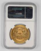 MS63 1907-D $20 Liberty Head Gold Double Eagle - Graded NGC