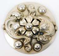 Rare 1930's Gray Kingsburg, NY Large Brooch