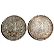 1880 &1904 Morgan Dollars