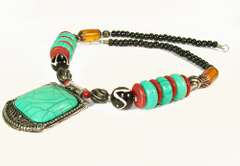 Charming Ethnic Tribal Handmade Beaded Necklace Set