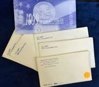 6 MISC. MINT SETS 1)1970- 2)1973- 2)1981 & 1)1999 SBA SET