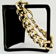 Wide and Classic 18K High-Polished Link Bracelet
