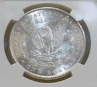 1890 Morgan Dollar PCGS MS-63 hard date
