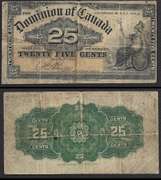 25 Cent Fractional Dominion of Canada 1900