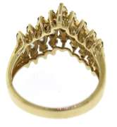 Fantastic Marquise and Round Brilliant Cut Diamond Ring