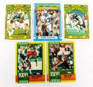 5 NFL Greats, 1000 Years Club Football Cards