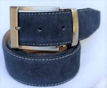 Classy Fine Quality Suede Belt, Made In Italy