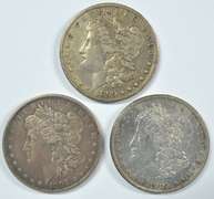 Semi-Key Morgan Silver Dollars: 1899-S, 1902, & 1903