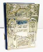 Sterling Silver Hebrew/English Holy Bible