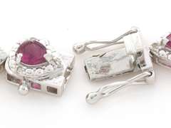 Incredible Tourmaline & Diamond Necklace in Vermeil