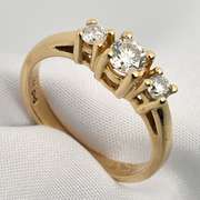 Popular 3 Diamond Ring