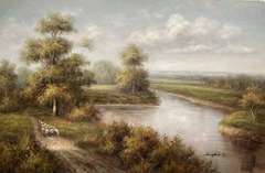 BEAUTIFUL  HAND PAINTED OIL PAINTING ON CANVAS