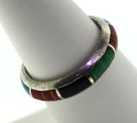 Sterling Silver Enamel band
