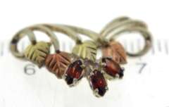 Sterling Silver Red Spinel Pendant