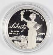 2019-W $100 Declaration Of Independence Platinum Liberty Proof Coin