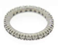 Amazing Platinum Diamond Eternity Band