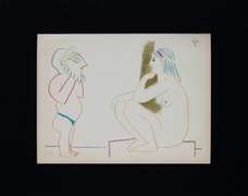 PABLO PICASSO UNITLED (29.1.54.III) 1954