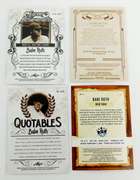 4 Babe Ruth Baseball Cards