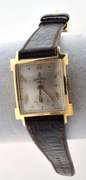 Rare Vintage Normandie 14 KT Gold  watch with a Leather Strap