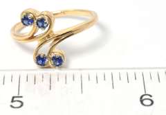 Unique Spinel Ring in 14KT Yellow Gold