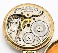 Tasteful Hamilton Gold Filled Pocket Watch