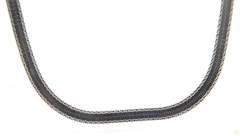 Italian Sterling Silver Flat Mesh Chain