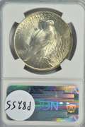 Gem BU 1922 Peace Silver Dollar. NGC MS65