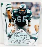 Bill Bergey, Eagles Autographed Photo w/Hologram