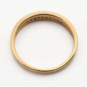 Man's Thin Channel Set Diamond Band