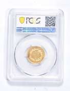 MS61 1866 $3.00 Indian Princess Head Gold Three-Dollars - Graded PCG