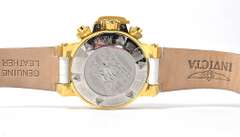 Invicta  Quartz Watch With White Leather Strap