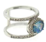 Sterling Silver Blue Topaz Ring