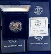 5 1999  PROOF SUSAN B. ANTHONY DOLLARS IN ORIGINAL BOX