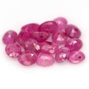 Fantastic 6.53ct HEATED ONLY Burmese Ruby set