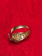 14K YELLOW GOLD LADIES DIAMOND RING