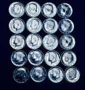 Roll of 20 Proof 1964 Kennedy Half Dollars