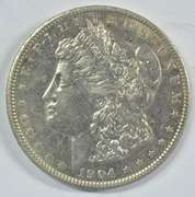 Scarce 1904-P Morgan Silver Dollar in near mint