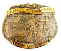 1984 Daniel Boone Commemorative Belt Buckle