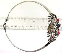 Vintage Kabana Sterling Silver Collar Necklace
