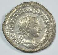 Mint Gordian III Roman Silver Denarius, 238-244 AD