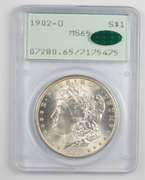 MS65 1902-O Morgan Silver Dollar - CAC - Graded PCGS