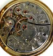 Exquisite 14K Multicolor-Gold Ladies Pocketwatch