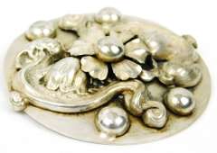 Rare 1930's Gray Kingsburg, NY Large Brooch