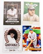 4 Babe Ruth Baseball Cards