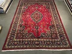 MAGNIFICENT  PERSIAN MASHAD RUG 8x11