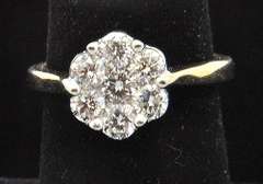 STYLISH 14KT GOLD & 1.50 CARAT DIAMOND RING