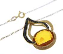 Sterling Silver Citrine Necklace