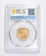 AU55 1900 $5.00 Liberty Head Gold Half Eagle - Graded PCGS