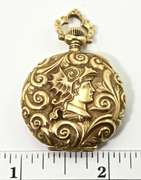 Spectacular 18K Repoussed Pocketwatch